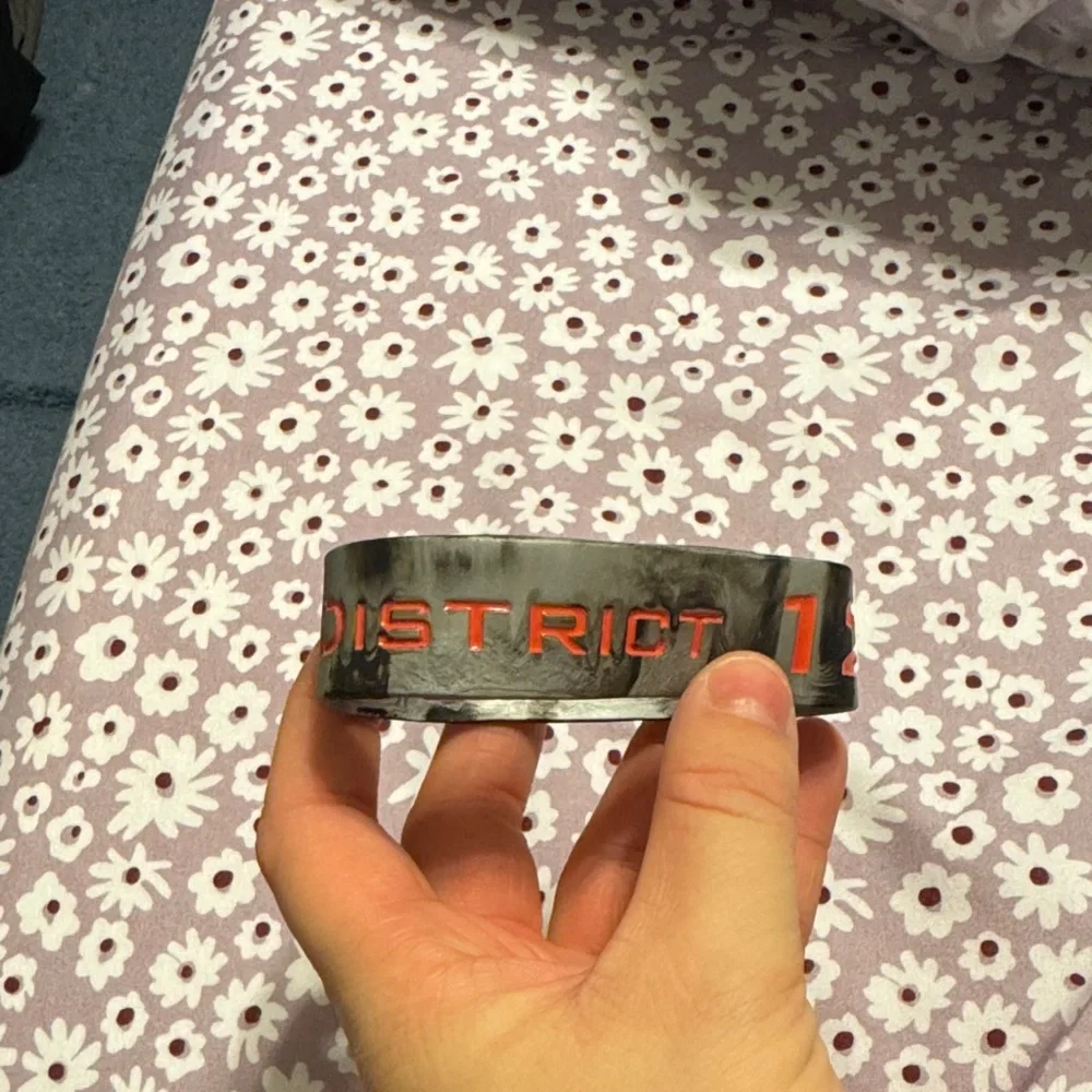 Hunger games rubber bracelet